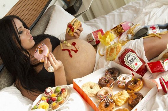 junk food pregnant