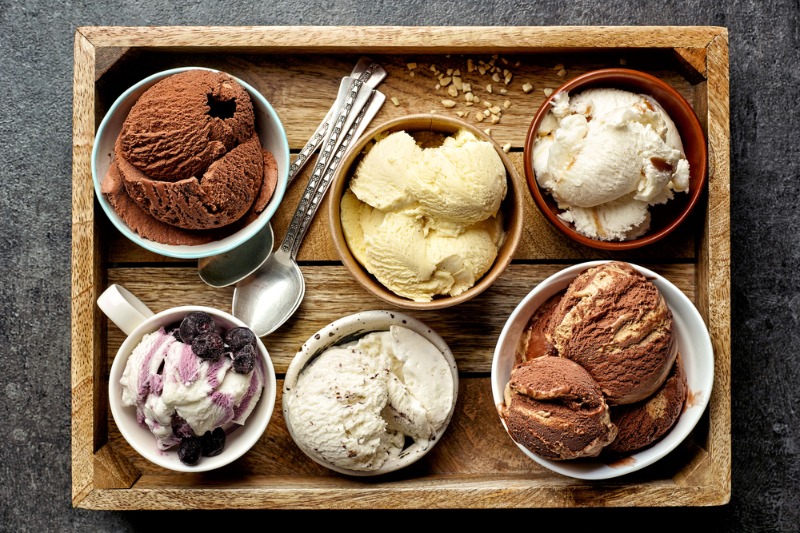 different types of ice cream 