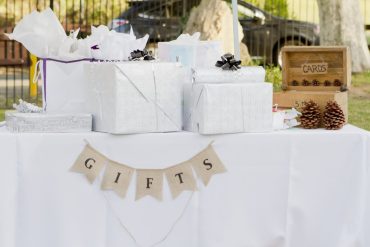 wedding gift ideas on table