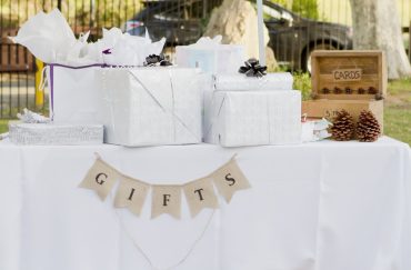 wedding gift ideas on table