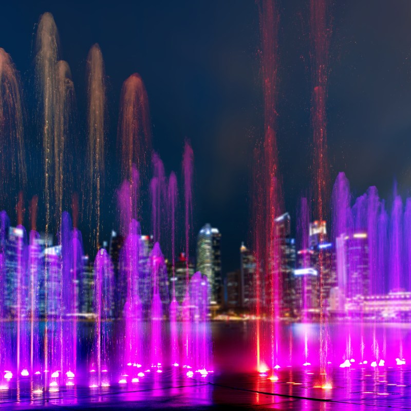 Night Water Show Singapore